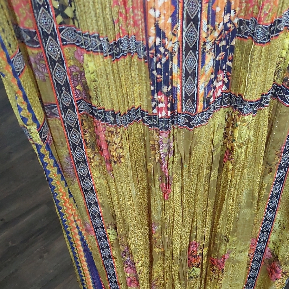 Antropologie  BHANUNI BY JYOTI Pleated Maxi Sundress with Embellishments - Picture 10 of 14